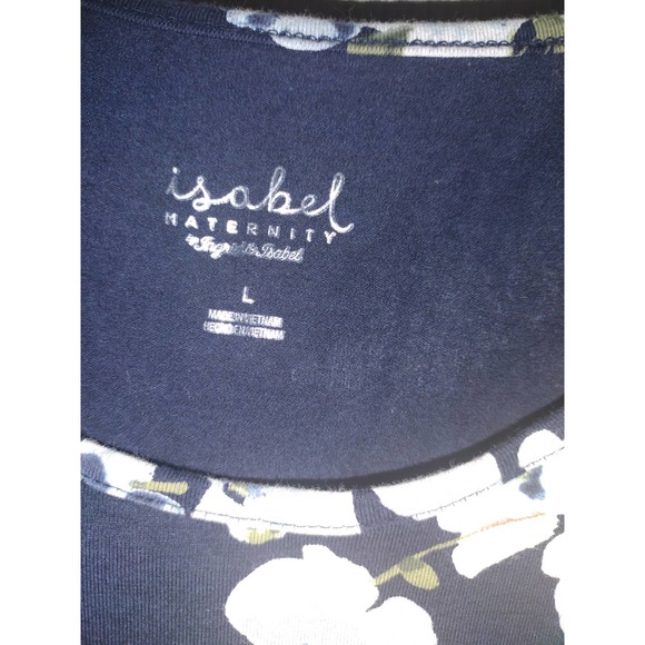 Ingrid & Isabel Maternity Floral Knit dress size Large - Picture 4 of 4